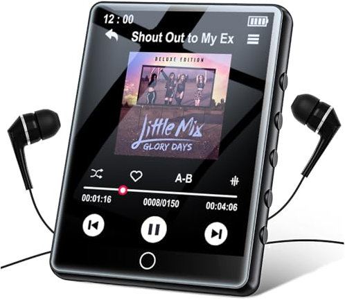 2.8 Touch Screen 64GB MP3 Player with Bluetooth Music Player HiFi Sound