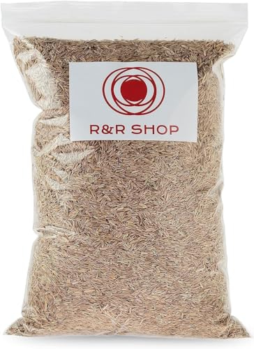 R&R SHOP – Samen für widerstandsfähigen Rasen, Weidelgras, schnell wachsend und begehbar, geeignet für alle Geländearten (5Kg - 200mq)