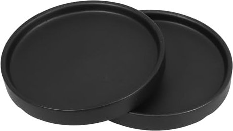 MILISTEN 2er-set Runde Pflanztopf-tabletts Keramik-blumentopf-tabletts Pflanzenuntersetzer Für Zimmerpflanzen