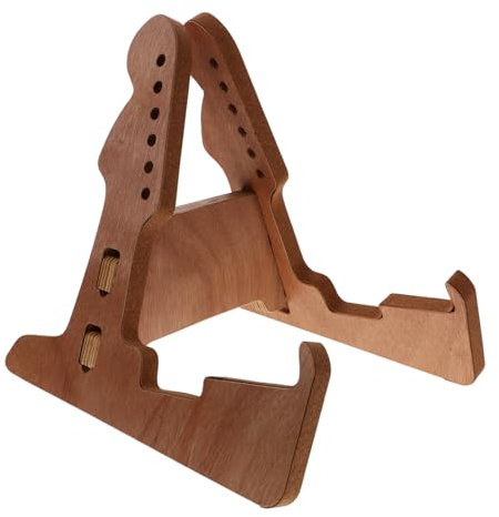CORHAD Holz Gitarrenständer Bodengitarrenständer Für Akustikgitarre Und Bassgitarre Platzsparend Und Stabil Für Aufbewahrung Und Display