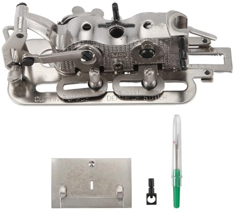 Kueohse Computadora Plano Coche Piezas de MáQuina de Coser Industrial Coche Plano Abridor de Ojo de Cerradura Ajustable Accesorios para Ojales