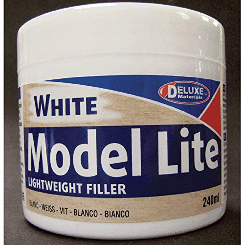 Model Lite white Lightweight filler for use on wood, foam, fibreglass etc