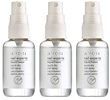 Set di 3 spray per asciugare le unghie “Nail Expert Liquid Freeze Quick Dry”, di Avon