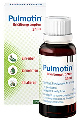 PULMOTIN Erkältungstropfen 3plus 20 ml