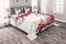 ABAKUHAUS Japan Tagesdecke Set, Kirschblüte Sakura, Set mit Kissenbezügen Waschbar, für Doppelbetten 220 x 220 cm, Braun Rot