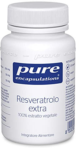 Pure Encapsulations - Resveratrolo Extra - Integratore Alimentare Ipoallergenico con Proprietà Antiossidanti e per il Supporto delle Funzioni Cardiovascolari - 30 Capsule