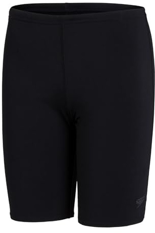 Speedo Essential Endurance + Jammer Bañadores Niño para Natación, Color Negra, Talla 7,8 Años