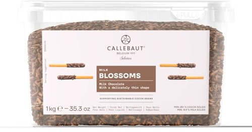 Mona Lisa Blossoms by Callebaut (Milk Chocolate Curls, 1kg Tub)