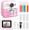 Macchina Fotografica Bambini Istantanea, 2,4 Pollici Digitale Fotocamera Bambini con 32GB TF Scheda e Carta Fotografica per Stampa, Regalo di Natale per Bambini dai 3-12 Anni