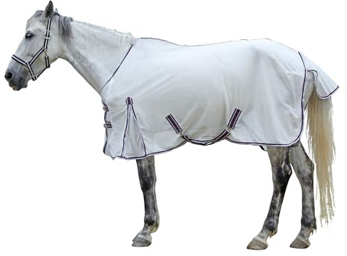 Leberna Fly Rug for Horses - Mesh Summer Horse Fly Sheet with Tail Cover