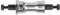 M-Wave Unisex – Erwachsene Carousel BB Repair< Reparatur Innenlager Kompakt 119mm Fahrrad, Silber, Achse: 119 mm
