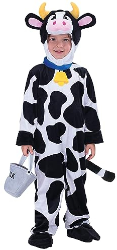 Spooktacular Creations vaca niño de vestuario (s) blanca