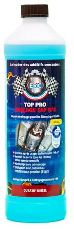ERC – [Top Pro Rinçage FAP Pro N°2] | Liquide de rinçage concentré | Élimine les résidus & agents corrosifs | Rinçage sans démontage | Utilisation avec Pistolet ou Machine sous Pression | 1 L