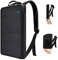 ZINZ Schlanker und Erweiterbarer Laptop Reise Rucksack, Wasserabweisend, Kompatibel mit MacBook Pro 14 M4/M3/M2/M1, 13,3 Mac Air/Pro, XPS 13 14, Den Gängigsten 13-14 Notebooks,B02K01