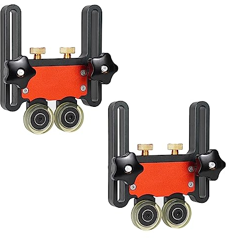 CEIEVER Press Feeder Guider Woodworking Bearing Roller Feeder Feder-Lock-Bretter Federbrett mit Gleitblöcken,für Tischsägen, Fräser, Holzbearbeitung,Säge,Tischpressen,Futterführer,Gehrungslehre (2)