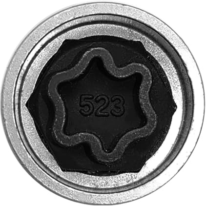Llave de tuerca de rueda de bloqueo de seguridad para Volkswagen para Volkswagen, llave de vaso antirrobo de repuesto para Volkswagen Security Master Lock Wheel Nut Key 523