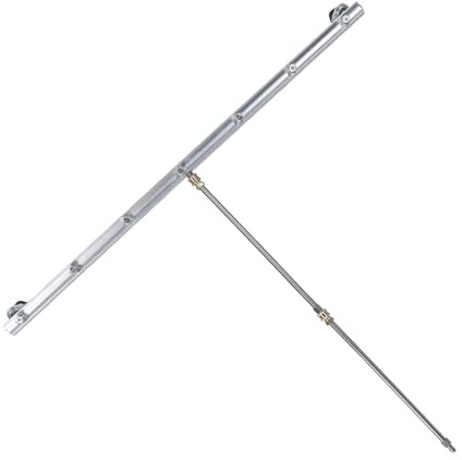 Pressure Washer Cleaner, Stainless Steel Pressure Washer Broom with 2 Extended Connecting Rod, Washer Cleaner Power Attachment for Household (for Undercarriage Cleaner)