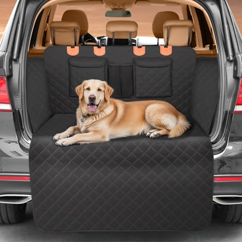 Gimars SUV Cargo Liner För Hundar, 190 X 105 Cm Vattentät Och Halkfri Bagagerumsmatta Med Stötfångare Och Sidoklaffskydd, Universal För Bil-SUV Lastbilar Van