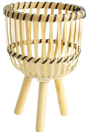 Happyyami Panier De Tressé Support De Plante Décoratif pour Intérieur Et Extérieur Pot De Moyen Raphia pour Salon Jardin