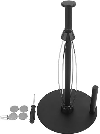 Jiawu Porta Asciugamani Di Carta da AppogGio, Distributore Di Asciugamani Di Carta A Strappo Con Una Sola Mano, Porta Rotolo Di in Acciaio Inossidabile Con Base Appesantita