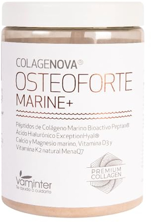Colagenova - Colageno Marino Hidrolizado + Ácido Hialurónico + Calcio + Magnesio Bisglicinato + Vitamina D3 y K2 | Para Huesos y Músculos en Mujeres +40 | Colageno en Polvo | Sin Gluten | Chocolate
