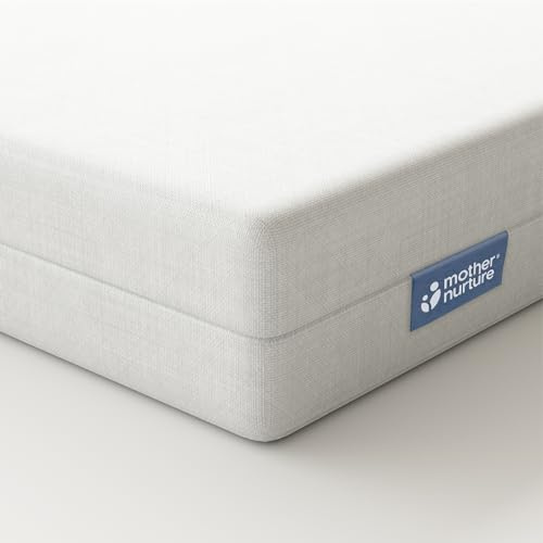 Mother Nurture Essential Foam Space Saver Cot Mattress, White, 100 x 50 x 10 cm