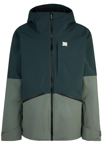 Ziener Herren RIKKARD Ski-Jacke/Freeride | PFC frei, Wolle, wattiert, dark jungle, L