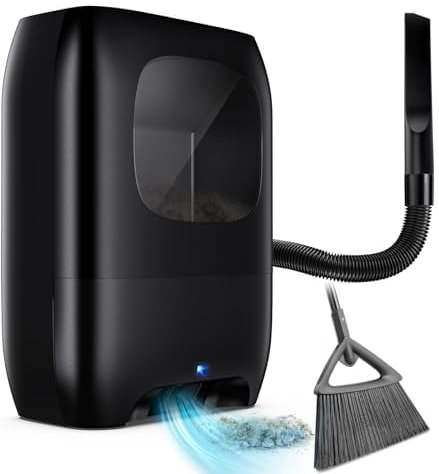 Poussin de poussière automatique à vide sans touche, aspirateur électrique 7L, poubelle à aspirateurs à la bibouette 800W, Inclure la buse pour balayer le salon de coiffure pour animaux de compagnie