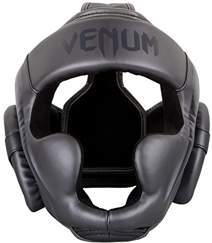 Venum Herren Elite Boxing Kopfbedeckung Kopfschutz, Grau/Grau, Einheitsgröße
