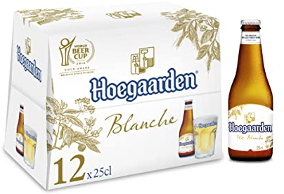 Hoegaarden Blanche Bière Pack de 12 Bouteilles de 25cl