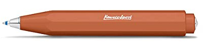 Kaweco SKYLINE SPORT Kugelschreiber Fox I Business Kuli aus hochwertigem Kunststoff I Trendiger Kuli in Orange I 12 g Taschen-Kugelschreiber mit Herzkurvenmechanik I Druckkugelschreiber 10,5 cm