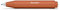 Kaweco SKYLINE SPORT Kugelschreiber Fox I Business Kuli aus hochwertigem Kunststoff I Trendiger Kuli in Orange I 12 g Taschen-Kugelschreiber mit Herzkurvenmechanik I Druckkugelschreiber 10,5 cm