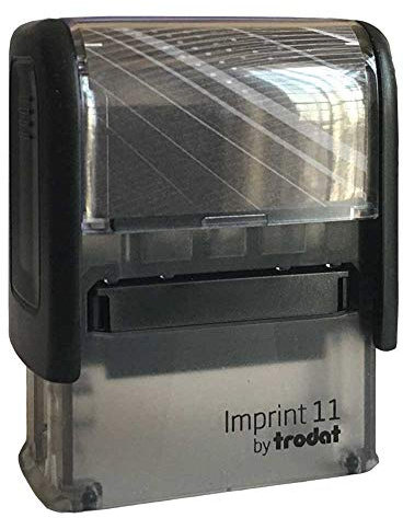 Timbro Autoinchiostrante Personalizzato Imprint 11 - Completo di Personalizzazione Nero