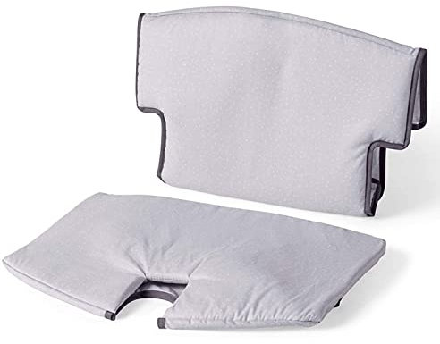 Geuther 4740 Sitzverkleinerer für Hochstuhl Syt Hochstuhlauflage für Neugeborene Bezug aus 100% Baumwolle gefüllt mit weichem & hygienischem Polyester waschbar bei 40 Grad Sprinkled grey