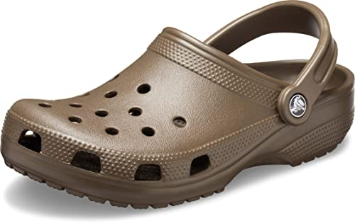 Crocs Unisex Classic Clogs Clogs, Chocolate,11 UK Men/ 12 UK Women