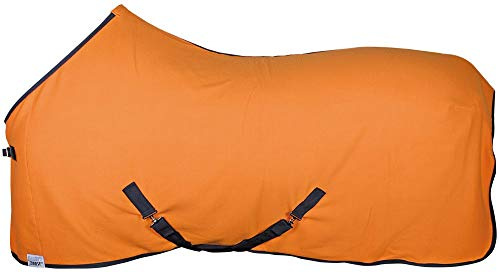 Harry's Horse 32204702-18145cm Colors - Manta de Forro Polar, Talla M, Color Naranja