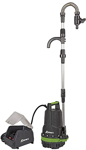 RIBIMEX - PRBAT20/PVFSB - Tauch- und Fasspumpe 2in1 - RBAT20 - Ohne Akku und Ladegerät