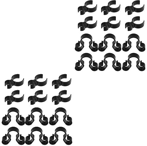 Cabilock 24 pezzi porta bottiglie di champagne, candele decorative, per matrimoni, finestre, in plastica