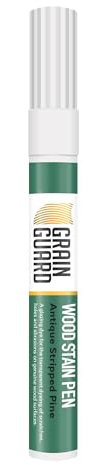 Grain Guard Wood Stain Touch-Up Marker Pens | Antique Stripped Pine | for Touching Up & Staining Scratches, Scuffs, Marks & Dents | Wooden Floors, Furniture, Doors, Windows | Fast Drying & Waterproof