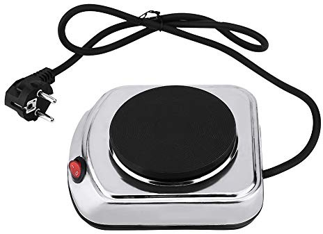Riscaldatore per caffè con Piastra Riscaldante per Mini Fornello Elettrico, Rivestimento Antiaderente Singolo Portatile, 500 W