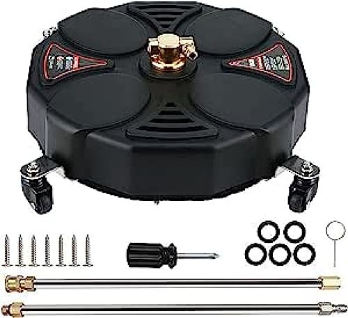 TRELVEX Hidrolavadora de 13, limpiadora de Superficies Planas, 2500 PSI, Robusta, rotativa, para Parques y aceras.