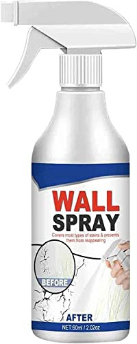 Vernice spray versatile per riparazione pareti, vernice spray per pareti a base d'acqua, buccia bianca, smacchiatore per pareti e soffitti, copre le macchie sigillando la vernice del soffitto
