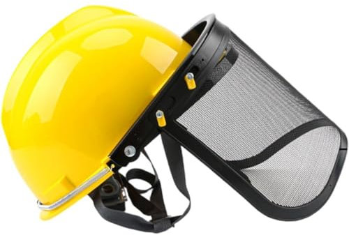 Ymxygz Copertura per Casco di Sicurezza per Motosega, Casco di Sicurezza Forestale, Casco Taglio Elettrico, Protezione per Il Giardinaggio, Visiera per Tosaerba