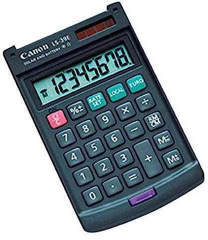 Canon LS-39E Taschenrechner mit großem Display 8-stellig