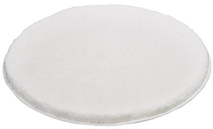 Kleine Wolke 5405115521 Badteppich / 100 cm, rund, polarweiß