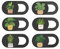 MESMOS 6pk Laptop Camera Cover Slide Cute, Laptop Accessories, Phone & Computer Camera Webcam Cover Slide, Web Cam Privacy Blocker (Plants (Small Size))