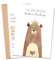 MeinBaby123® 10 Einladungskarten Kindergeburtstag Mädchen und Jungs | süße Geburtstagseinladungen für Kinder | Bär Einladungskarten | inkl. 10 Briefumschläge | Premium Qualität (Bär V3)