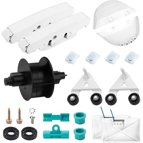ChangTa AXV621DAT - Kit combinado de limpieza de piscina, kit de reconstrucción de afinación de turbina AXV621DAT + vaina AXV417WHP + bisel AXV604WHP + zapatos + solapas para Hayward Pool Vac