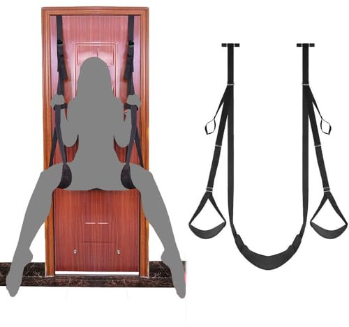 Door Sex Swing Over The Adult for Couples Hanging Sling Couple Sexy Slave Bondage Love Slings Adults Sweater Frequent Flyer TA5, Black1