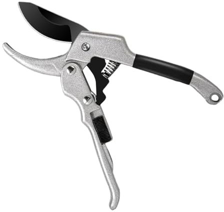 podadoras de jardín, tijeras de podar con trinquete - Tijeras de jardín Tijeras de trinquete Cortaúñas,Herramientas profesionales de podadoras de jardinería con hebilla para ramas de flores de